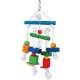 Trixie Wooden Toy with Leather and Rope, 24 cm Trixie Wooden Toy with Leather and Rope, 24 cm