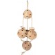 duvoplus, Coconut Jungle Large Pendant with Sisal and Cardboard 72.5 x 25 x 12 cm, Wood, Birds, Wood, Birds duvoplus, Coconut Jungle Large Pendant with Sisal and Cardboard 72.5 x 25 x 12 cm, Wood, Birds, Wood, Birds