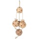 duvoplus, Coconut Jungle Large Pendant with Sisal and Cardboard 72.5 x 25 x 12 cm, Wood, Birds, Wood, Birds duvoplus, Coconut Jungle Large Pendant with Sisal and Cardboard 72.5 x 25 x 12 cm, Wood, Birds, Wood, Birds