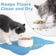 2 Pieces Bowl Mat Cat Bowl Mat Feeding Mat Cats 48 x 25.5 cm Cat Food Mat Silicone Cat Shape Pet Food Feeding Bowl Mat (Pink, Grey) 2 Pieces Bowl Mat Cat Bowl Mat Feeding Mat Cats 48 x 25.5 cm Cat Food Mat Silicone Cat Shape Pet Food Feeding Bowl Mat (Pink, Grey)