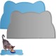 2 Pieces Bowl Mat Cat Bowl Mat Feeding Mat Cats 48 x 25.5 cm Cat Food Mat Silicone Cat Shape Pet Food Feeding Bowl Mat (Pink, Grey) 2 Pieces Bowl Mat Cat Bowl Mat Feeding Mat Cats 48 x 25.5 cm Cat Food Mat Silicone Cat Shape Pet Food Feeding Bowl Mat (Pink, Grey)
