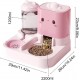 2-in-1 Automatic Cat Food & Water Dispenser Set - 1.5 L Water + 2.2 L Automatic Feeder, Large Dispenser Set for Cats, Small Dogs & Puppies, Long-Lasting Supply (Green) 2-in-1 Automatic Cat Food & Water Dispenser Set - 1.5 L Water + 2.2 L Automatic Feeder, Large Dispenser Set for Cats, Small Dogs & Puppies, Long-Lasting Supply (Green)
