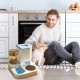 2-in-1 Automatic Food and Water Dispenser for Pets, Large Capacity Cat Feeder for Pets, Easy to Clean, for Wet/Dry Food 2-in-1 Automatic Food and Water Dispenser for Pets, Large Capacity Cat Feeder for Pets, Easy to Clean, for Wet/Dry Food