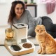 2-in-1 Automatic Food and Water Dispenser for Pets, Large Capacity Cat Feeder for Pets, Easy to Clean, for Wet/Dry Food 2-in-1 Automatic Food and Water Dispenser for Pets, Large Capacity Cat Feeder for Pets, Easy to Clean, for Wet/Dry Food