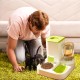 2-in-1 Automatic Food and Water Dispenser for Pets, Large Capacity Cat Feeder for Pets, Easy to Clean, for Wet/Dry Food 2-in-1 Automatic Food and Water Dispenser for Pets, Large Capacity Cat Feeder for Pets, Easy to Clean, for Wet/Dry Food