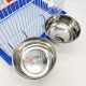 2 x Dog Cage Bowl Stainless Steel with Hooks Food Container 4 Sizes Hanging Food Bowl for Birds Parrot Small Dog BPS-11132x2 2 x Dog Cage Bowl Stainless Steel with Hooks Food Container 4 Sizes Hanging Food Bowl for Birds Parrot Small Dog BPS-11132x2