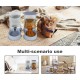 2pcs Automatic Cat Food and Water Dispenser, 3.5 L Small Medium Pet Automatic Food and Water Dispenser Driving Supply Feeder for Small and Medium and Large 2pcs Automatic Cat Food and Water Dispenser, 3.5 L Small Medium Pet Automatic Food and Water Dispenser Driving Supply Feeder for Small and Medium and Large