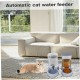 2pcs Automatic Cat Food and Water Dispenser, 3.5 L Small Medium Pet Automatic Food and Water Dispenser Driving Supply Feeder for Small and Medium and Large 2pcs Automatic Cat Food and Water Dispenser, 3.5 L Small Medium Pet Automatic Food and Water Dispenser Driving Supply Feeder for Small and Medium and Large