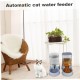 2pcs Automatic Cat Food and Water Dispenser, 3.5 L Small Medium Pet Automatic Food and Water Dispenser Driving Supply Feeder for Small and Medium and Large 2pcs Automatic Cat Food and Water Dispenser, 3.5 L Small Medium Pet Automatic Food and Water Dispenser Driving Supply Feeder for Small and Medium and Large
