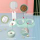 3 in 1 Cat Feeding Bowls, Cat Bowl Set, 15° Tilting Cat Bowls, Cat Accessories, Cat Bowl Set of 3, with Automatic Water Bottle, Cat Accessories, for Small and Medium Dogs and Cats