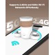 3L Automatic Cat Feeder 2 Bowls, 2.4G/5G WiFi Smart Cat Food Automatic with App Control, Feeder for Cats/Dogs, Timed Pet Feeder Programmable 1-10 Meals, 10s Meal Call