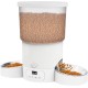 3L Automatic Cat Feeder 2 Bowls, 2.4G/5G WiFi Smart Cat Food Automatic with App Control, Feeder for Cats/Dogs, Timed Pet Feeder Programmable 1-10 Meals, 10s Meal Call