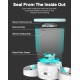 3L Automatic Cat Feeder 2 Bowls, 2.4G/5G WiFi Smart Cat Food Automatic with App Control, Feeder for Cats/Dogs, Timed Pet Feeder Programmable 1-10 Meals, 10s Meal Call