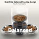 3L Automatic Cat Feeder 2 Bowls, 2.4G/5G WiFi Smart Cat Food Automatic with App Control, Feeder for Cats/Dogs, Timed Pet Feeder Programmable 1-10 Meals, 10s Meal Call