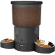 3L Automatic Cat Feeder 2 Bowls, 2.4G/5G WiFi Smart Cat Food Automatic with App Control, Feeder for Cats/Dogs, Timed Pet Feeder Programmable 1-10 Meals, 10s Meal Call