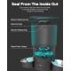 3L Automatic Cat Feeder 2 Bowls, 2.4G/5G WiFi Smart Cat Food Automatic with App Control, Feeder for Cats/Dogs, Timed Pet Feeder Programmable 1-10 Meals, 10s Meal Call