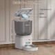 4L Automatic Cat Feeder, App Control, WiFi Intelligent Cat Food, 6 Meals a Day, Feeder for Cats/Dogs, Cat Feeder with Stainless Steel Bowl, White