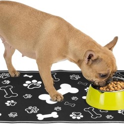 50 x 30 cm Bowl Mat Dogs and Cats, Waterproof Mat Dog Bowl, Non-Slip Feeding Bowl Mat, Absorbent Quick-Drying Dog Food Mat for Rain Mats, Play Mats, Bath Mats 50 x 30 cm Bowl Mat Dogs and Cats, Waterproof Mat Dog Bowl, Non-Slip Feeding Bowl Mat, Absorbent Quick-Drying Dog Food Mat for Rain Mats, Play Mats, Bath Mats
