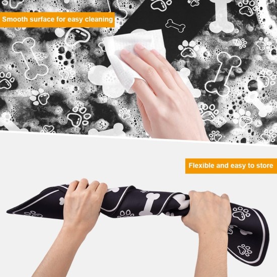 50 x 30 cm Bowl Mat Dogs and Cats, Waterproof Mat Dog Bowl, Non-Slip Feeding Bowl Mat, Absorbent Quick-Drying Dog Food Mat for Rain Mats, Play Mats, Bath Mats 50 x 30 cm Bowl Mat Dogs and Cats, Waterproof Mat Dog Bowl, Non-Slip Feeding Bowl Mat, Absorbent Quick-Drying Dog Food Mat for Rain Mats, Play Mats, Bath Mats