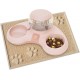 ALLSOPETS Double Bowl Cats 2 in 1 Feeding Bowl Cats Cat Food Bowls with Automatic Water Dispenser Removable Feeding Bowl for Small Dogs Cats Kittens Puppies Rabbits Pink B ALLSOPETS Double Bowl Cats 2 in 1 Feeding Bowl Cats Cat Food Bowls with Automatic Water Dispenser Removable Feeding Bowl for Small Dogs Cats Kittens Puppies Rabbits Pink B
