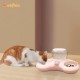 ALLSOPETS Double Bowl Cats 2 in 1 Feeding Bowl Cats Cat Food Bowls with Automatic Water Dispenser Removable Feeding Bowl for Small Dogs Cats Kittens Puppies Rabbits Pink B ALLSOPETS Double Bowl Cats 2 in 1 Feeding Bowl Cats Cat Food Bowls with Automatic Water Dispenser Removable Feeding Bowl for Small Dogs Cats Kittens Puppies Rabbits Pink B