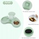 ALLSOPETS Double Bowl Cats 2 in 1 Feeding Bowl Cats Cat Food Bowls with Automatic Water Dispenser Removable Feeding Bowl for Small Dogs Cats Kittens Puppies Rabbits Pink B ALLSOPETS Double Bowl Cats 2 in 1 Feeding Bowl Cats Cat Food Bowls with Automatic Water Dispenser Removable Feeding Bowl for Small Dogs Cats Kittens Puppies Rabbits Pink B