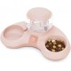 ALLSOPETS Double Bowl Cats 2 in 1 Feeding Bowl Cats Cat Food Bowls with Automatic Water Dispenser Removable Feeding Bowl for Small Dogs Cats Kittens Puppies Rabbits Pink B ALLSOPETS Double Bowl Cats 2 in 1 Feeding Bowl Cats Cat Food Bowls with Automatic Water Dispenser Removable Feeding Bowl for Small Dogs Cats Kittens Puppies Rabbits Pink B