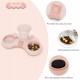ALLSOPETS Double Bowl Cats 2 in 1 Feeding Bowl Cats Cat Food Bowls with Automatic Water Dispenser Removable Feeding Bowl for Small Dogs Cats Kittens Puppies Rabbits Pink B ALLSOPETS Double Bowl Cats 2 in 1 Feeding Bowl Cats Cat Food Bowls with Automatic Water Dispenser Removable Feeding Bowl for Small Dogs Cats Kittens Puppies Rabbits Pink B