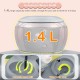 ALLSOPETS Double Bowl Cats 2 in 1 Feeding Bowl Cats Cat Food Bowls with Automatic Water Dispenser Removable Feeding Bowl for Small Dogs Cats Kittens Puppies Rabbits Pink B ALLSOPETS Double Bowl Cats 2 in 1 Feeding Bowl Cats Cat Food Bowls with Automatic Water Dispenser Removable Feeding Bowl for Small Dogs Cats Kittens Puppies Rabbits Pink B