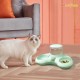 ALLSOPETS Double Bowl Cats 2 in 1 Feeding Bowl Cats Cat Food Bowls with Automatic Water Dispenser Removable Feeding Bowl for Small Dogs Cats Kittens Puppies Rabbits Pink B ALLSOPETS Double Bowl Cats 2 in 1 Feeding Bowl Cats Cat Food Bowls with Automatic Water Dispenser Removable Feeding Bowl for Small Dogs Cats Kittens Puppies Rabbits Pink B