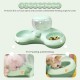 ALLSOPETS Double Bowl Cats 2 in 1 Feeding Bowl Cats Cat Food Bowls with Automatic Water Dispenser Removable Feeding Bowl for Small Dogs Cats Kittens Puppies Rabbits Pink B ALLSOPETS Double Bowl Cats 2 in 1 Feeding Bowl Cats Cat Food Bowls with Automatic Water Dispenser Removable Feeding Bowl for Small Dogs Cats Kittens Puppies Rabbits Pink B