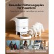 APETDOLA Automatic Cat Feeder, 2.4G WiFi Cat Food with App Control, 4L Automatic Feeder with Battery Operation, 10s Voice Recording, 1-10 Meals for Cats and Dogs, (Black, 2.4G) APETDOLA Automatic Cat Feeder, 2.4G WiFi Cat Food with App Control, 4L Automatic Feeder with Battery Operation, 10s Voice Recording, 1-10 Meals for Cats and Dogs, (Black, 2.4G)