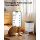 APETDOLA Automatic Cat Feeder, 2.4G WiFi Cat Food with App Control, 4L Automatic Feeder with Battery Operation, 10s Voice Recording, 1-10 Meals for Cats and Dogs, (Black, 2.4G) APETDOLA Automatic Cat Feeder, 2.4G WiFi Cat Food with App Control, 4L Automatic Feeder with Battery Operation, 10s Voice Recording, 1-10 Meals for Cats and Dogs, (Black, 2.4G)