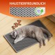 ASOBEAGE Cat Litter Mat: Double Layer Honeycomb Design - Makes Cat Litter Collect and Clean Easier, Waterproof, Scratch and Non-Slip Animal Friendly (61 x 38 cm, Grey, 2 Packs)