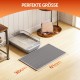 ASOBEAGE Cat Litter Mat: Double Layer Honeycomb Design - Makes Cat Litter Collect and Clean Easier, Waterproof, Scratch and Non-Slip Animal Friendly (61 x 38 cm, Grey, 2 Packs)
