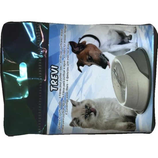 Agrobiothers Set of 4 Filters for Drinking Fountain Trevi for Dogs/Cats Agrobiothers Set of 4 Filters for Drinking Fountain Trevi for Dogs/Cats