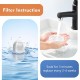 AiQInu Pack of 8 Cat Fountain Filter Set, 4 Pieces Carbon Filters and 4 Pieces Foam Filter, Four Stage Filtering Replacement Filter for 2L/3.2L Stainless Steel Dogs Cats Drinking Fountain AiQInu Pack of 8 Cat Fountain Filter Set, 4 Pieces Carbon Filters and 4 Pieces Foam Filter, Four Stage Filtering Replacement Filter for 2L/3.2L Stainless Steel Dogs Cats Drinking Fountain