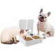 All for Paws Automatic Cat Feeder 2 Meal Dog Feeder, Dry and Wet Food Dispenser with 48-Hour Timer, Ice Pack Included All for Paws Automatic Cat Feeder 2 Meal Dog Feeder, Dry and Wet Food Dispenser with 48-Hour Timer, Ice Pack Included