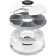Amazon Basics - Automatic Feeder with Cool Pack, 31.5 x 31.5 x 8.3 cm, White Amazon Basics - Automatic Feeder with Cool Pack, 31.5 x 31.5 x 8.3 cm, White