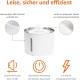 Amazon Basics 3L Stainless Steel Pet Drinking Fountain with 3 Charcoal Filters White Amazon Basics 3L Stainless Steel Pet Drinking Fountain with 3 Charcoal Filters White