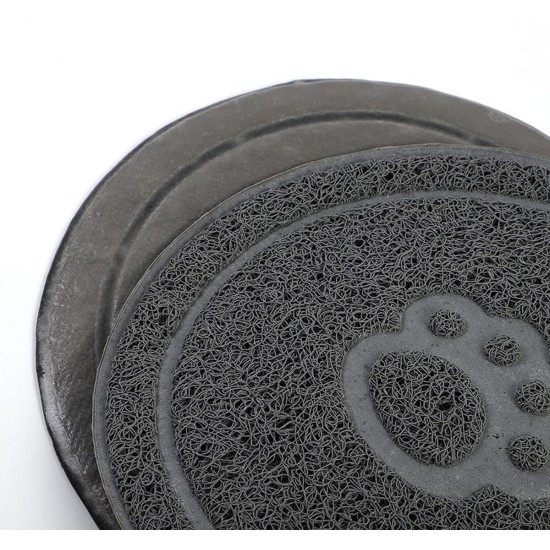 Anicy Feeding Mat for Dogs and Cats - Silicone Dog Bowl Cat Bowl Feeding Bowl Mat - PVC Waterproof Non-Slip Cat Mat Food Grey Feeding Mat for Pets 45 x 25 cm Anicy Feeding Mat for Dogs and Cats - Silicone Dog Bowl Cat Bowl Feeding Bowl Mat - PVC Waterproof Non-Slip Cat Mat Food Grey Feeding Mat for Pets 45 x 25 cm