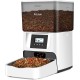 Anykuu 4L Automatic Cat Feeder Dispenser with Timer and Voice Recording 10s, Stainless Steel Bowl and 1-4 Meals a Day for Small and Medium Pets