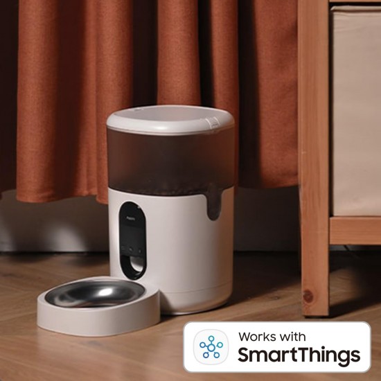 Aqara Smart Feeder C1, Requires AQARA Zigbee 3.0 HUB, for Cats and Dogs, Programmable Portion Control, Can Be Controlled via Google, Alexa, Siri, Works with SmartThings Aqara Smart Feeder C1, Requires AQARA Zigbee 3.0 HUB, for Cats and Dogs, Programmable Portion Control, Can Be Controlled via Google, Alexa, Siri, Works with SmartThings