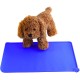Atyhao Blue Square Silicone Quick Dry Pet Bowl Mat Atyhao Blue Square Silicone Quick Dry Pet Bowl Mat