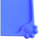 Atyhao Blue Square Silicone Quick Dry Pet Bowl Mat Atyhao Blue Square Silicone Quick Dry Pet Bowl Mat