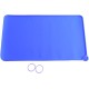 Atyhao Blue Square Silicone Quick Dry Pet Bowl Mat Atyhao Blue Square Silicone Quick Dry Pet Bowl Mat