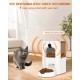 Automatic 4L Cat Feeder, Smart WiFi Cat Feeder with Security Camera, Personalized Feeding Program, 15 Second Voice Recording