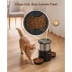 Automatic Cat Feeder, 2 Bowls, Cat Food, Automatic, Stainless Steel Feeder, Cat Feeder, Programmable Timer, 5 L Dog Feeder, Dry Food Dispenser, Two Power Sources, for Small/Medium Pets Automatic Cat Feeder, 2 Bowls, Cat Food, Automatic, Stainless Steel Feeder, Cat Feeder, Programmable Timer, 5 L Dog Feeder, Dry Food Dispenser, Two Power Sources, for Small/Medium Pets