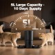 Automatic Cat Feeder 2 Bowls with App: 5L Automatic Feeder with 2.4G WiFi Timer for Dry Food - AONBOY Double Bowl Design for Multi-Cat Households and Dogs - Black Automatic Cat Feeder 2 Bowls with App: 5L Automatic Feeder with 2.4G WiFi Timer for Dry Food - AONBOY Double Bowl Design for Multi-Cat Households and Dogs - Black