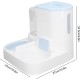 Automatic Cat Feeder 2-in-1 One Piece - 1 L Water Bowl and 2.2 L Large Grain Storage, Multifunctional Cat Food Automatic and Water (Grey) Automatic Cat Feeder 2-in-1 One Piece - 1 L Water Bowl and 2.2 L Large Grain Storage, Multifunctional Cat Food Automatic and Water (Grey)